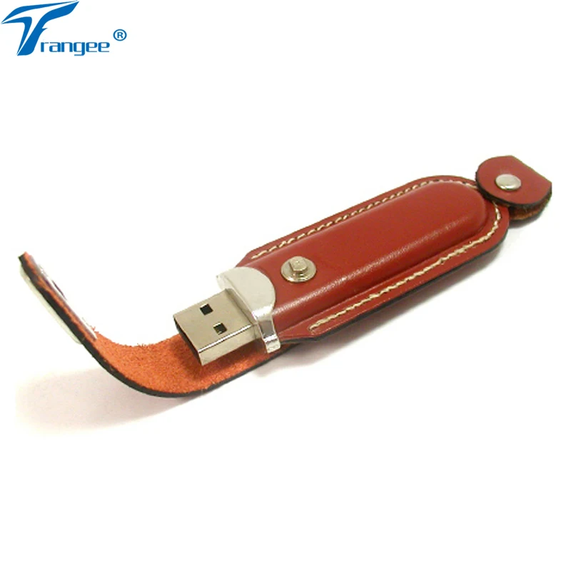 Trangee металлический кожаный брелок Флешка usb флеш-накопитель 32 ГБ 16 8 USB 2 0