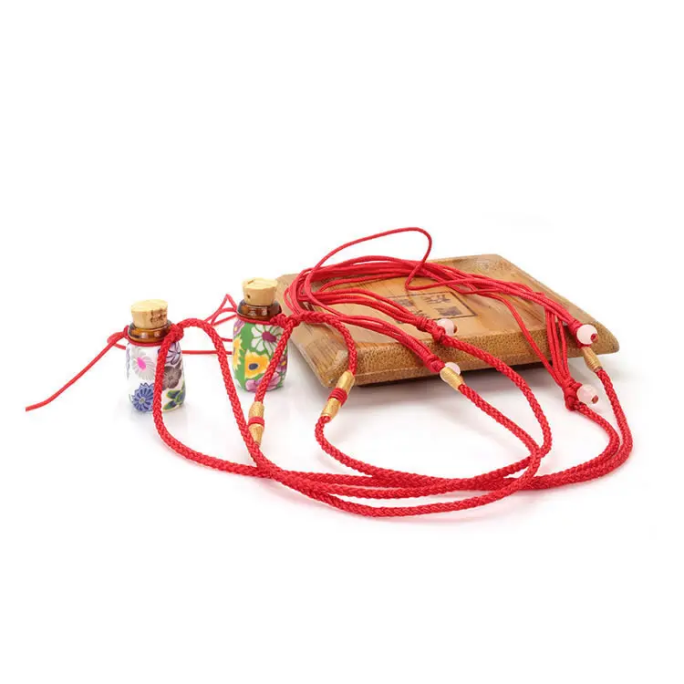 Недорогой стеклянный флакон для ароматерапии мини плавающее ожерелье с