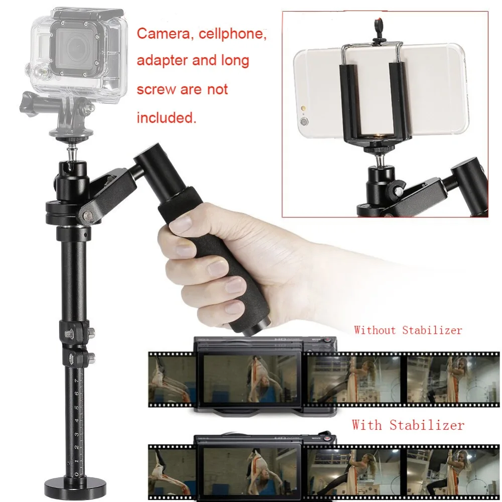 Портативный стабилизатор Lightdow с регулируемой длиной для экшн камеры SJCAM Gopro