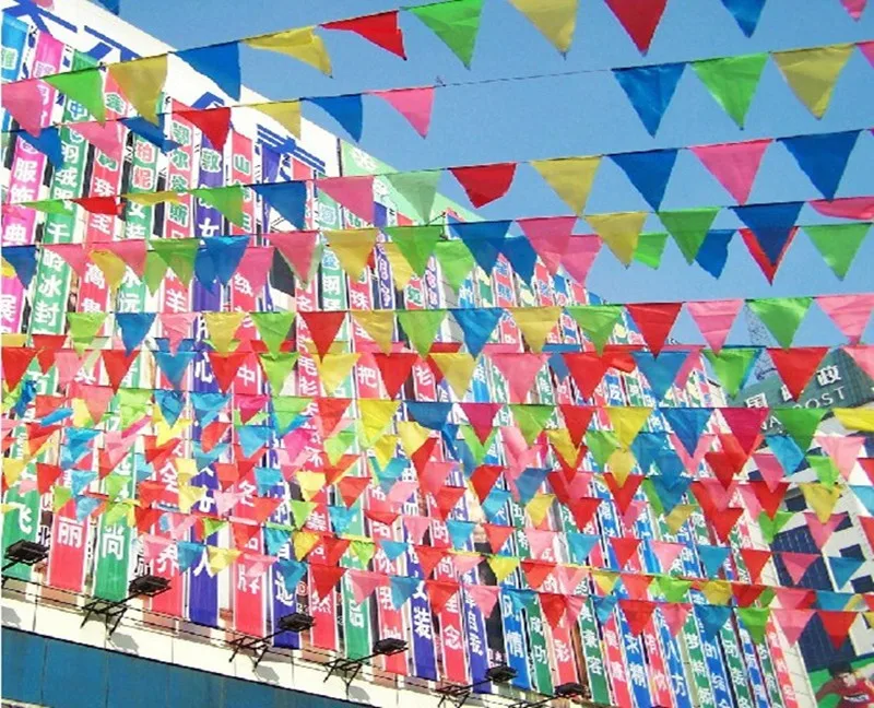 10 шт. Свадебные украшения шнур с треугольниками флаги вечерние Бантинг Висячие