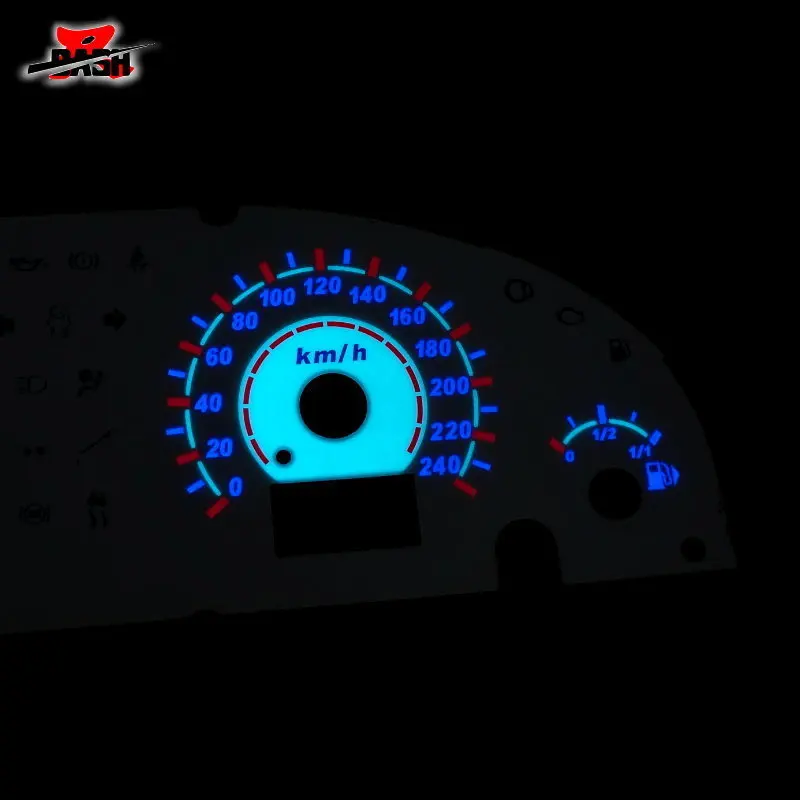 DASH EL Glow Gauge для Mondeo Mk3 Metrostar 2002 2003 обратное свечение белое лицо голубое зеленое