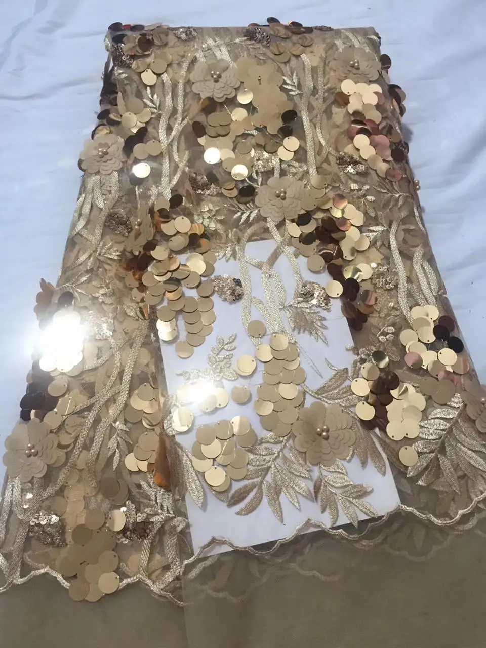 Пайетки Кружева французские чистая кружевной ткани горячая Распродажа объемный