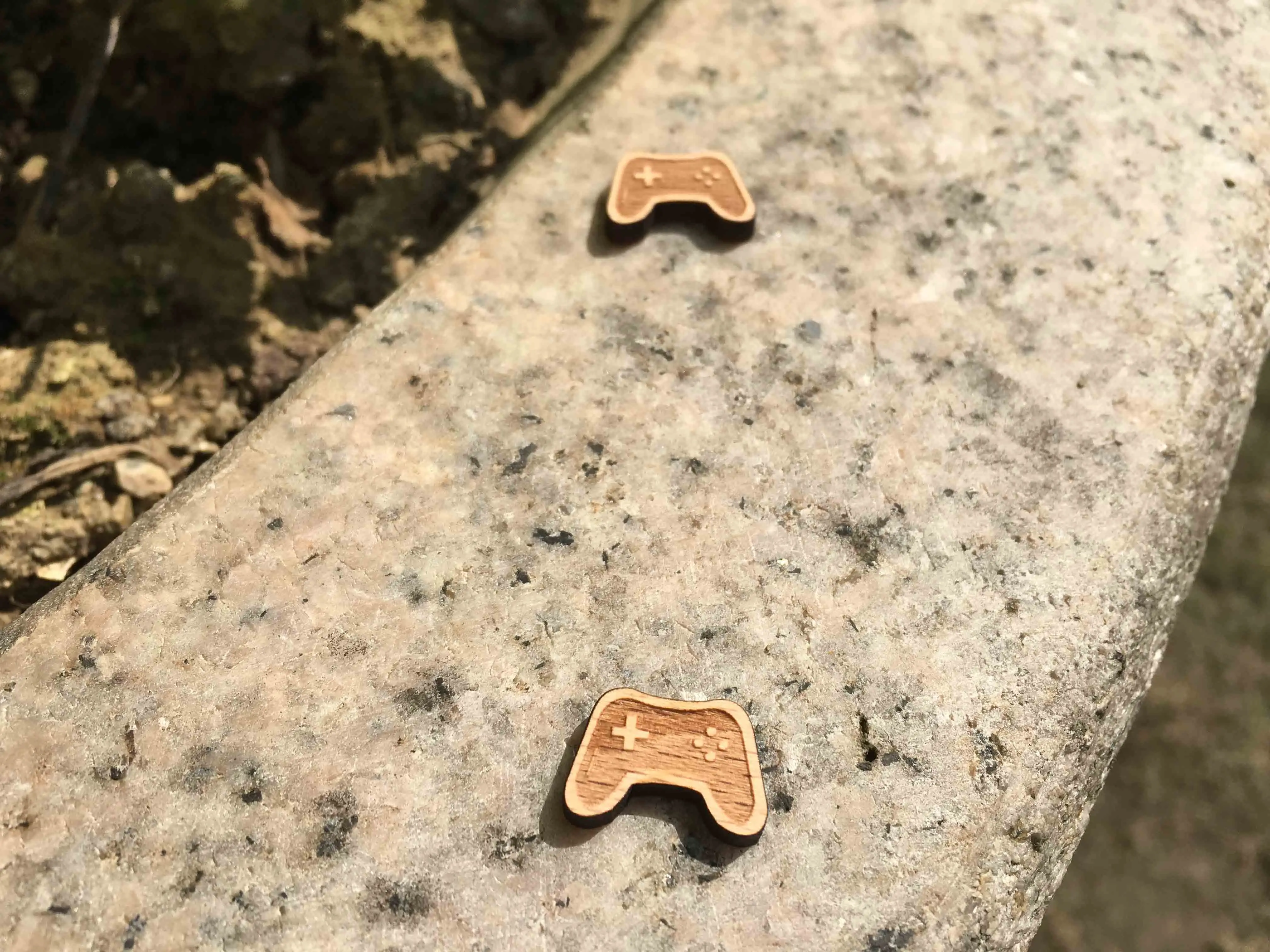 Геймерский стиль лазерная гравированная игра висячие серьги в виде игрового