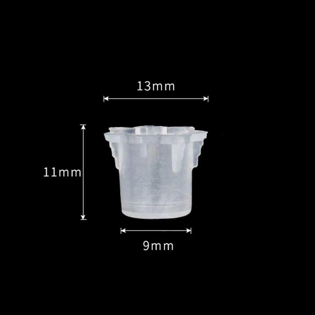 Оптовая продажа 1000 шт. новейшие шестигранные чернильные чашки для татуировок