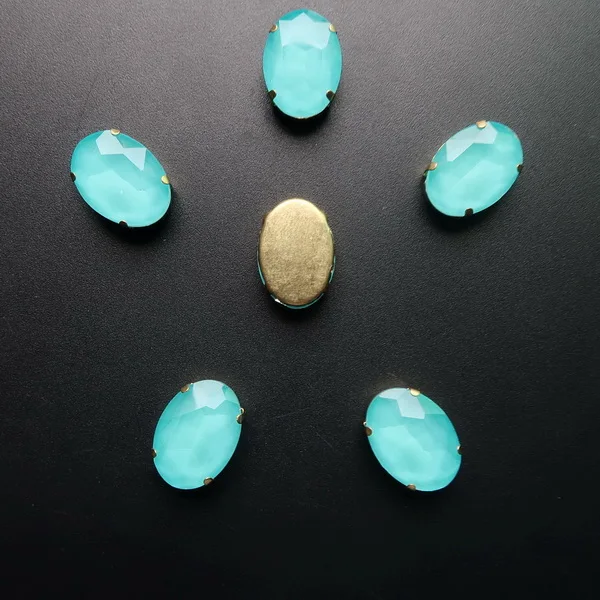 A4 Blue zircon 20 шт./упак. желе конфеты стекло кристалл золотой коготь настройки 13*18 мм овальной формы пришить горный хрусталь бусины кристаллы Одежда diy отделка - Цвет: A4 Blue zircon