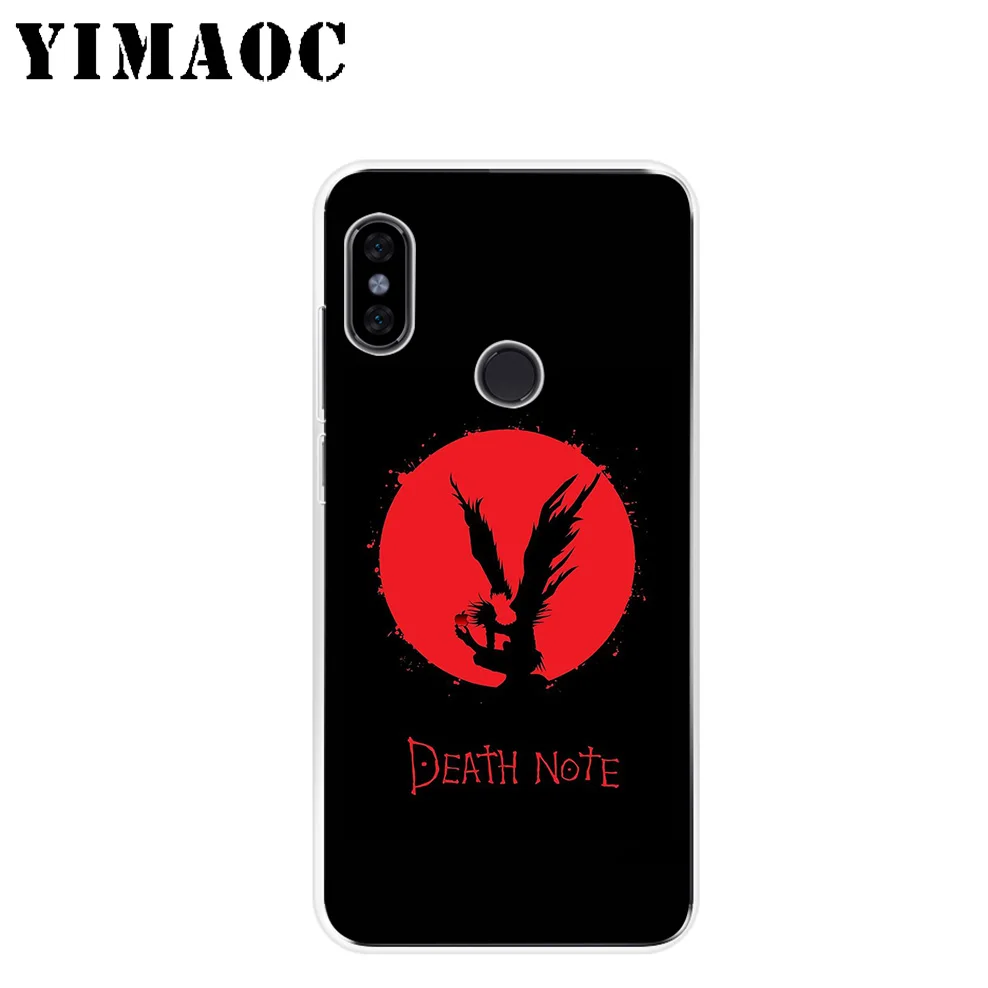 Мягкий силиконовый чехол YIMAOC Death Note для Xiaomi Redmi 6 6A 5A 5 S2 Puls 8 7 4X4 4A Pro Go |