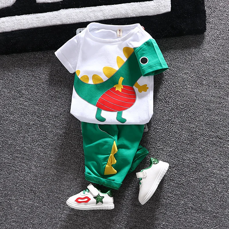 Горячая распродажа! Комплект летней детской одежды топ + шорты = комплект из 2