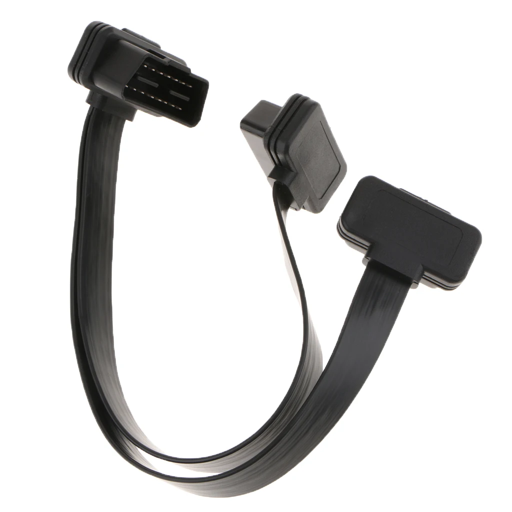 

1 шт. 16Pin мужской женский OBD2 OBDII Y адаптер Диагностический разветвитель, соединительный кабель