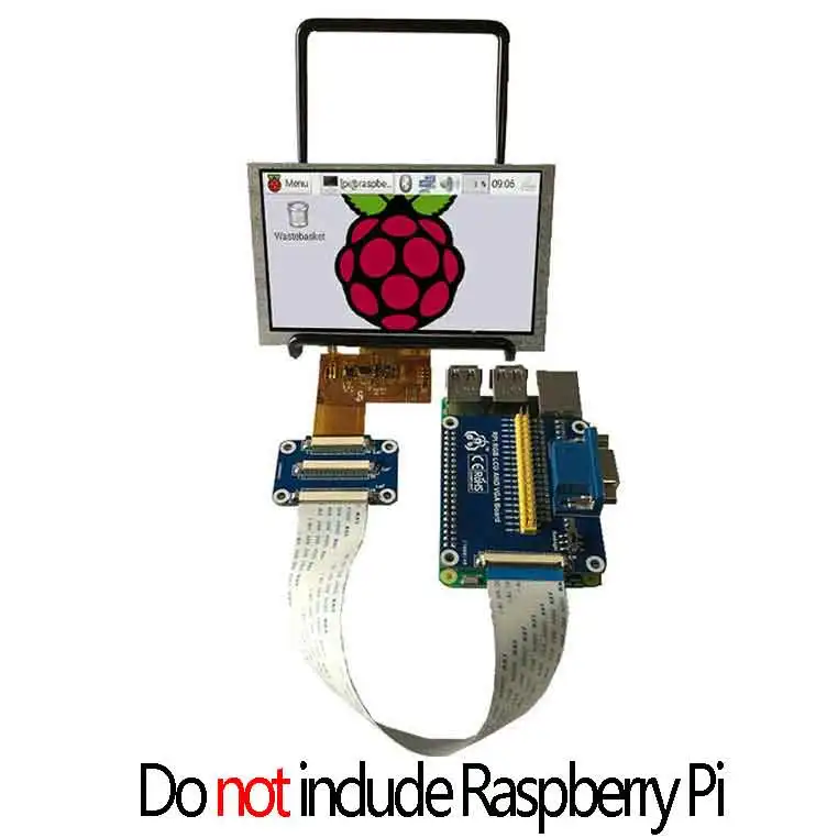 5 дюймовый ЖК дисплей Raspberry Pi и разъем VGA драйвер DPI|raspberry pi|lcd raspberry pilcd display pi |