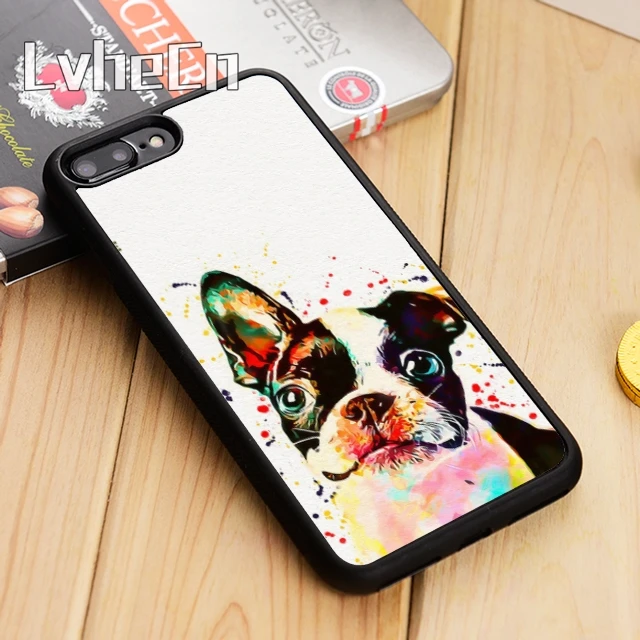 Чехол для телефона LvheCn Boston Terrier Dog чехол iPhone 5 6 s 7 8 plus 11 12 Pro X XR XS Max Samsung Galaxy S6 S7 edge S8 S9