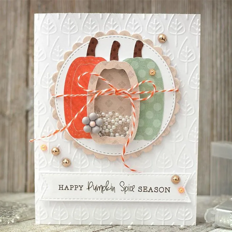 Высечки для резки металла высечки счастливого урожая осени скрапбукинга бумаги