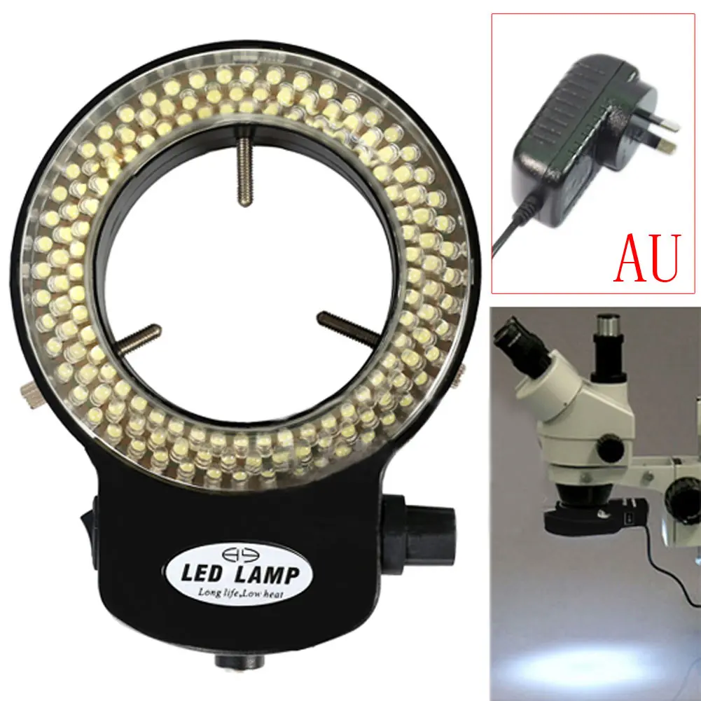 Регулируемый светодиодный кольцевой светильник 144 лампа-осветитель для
