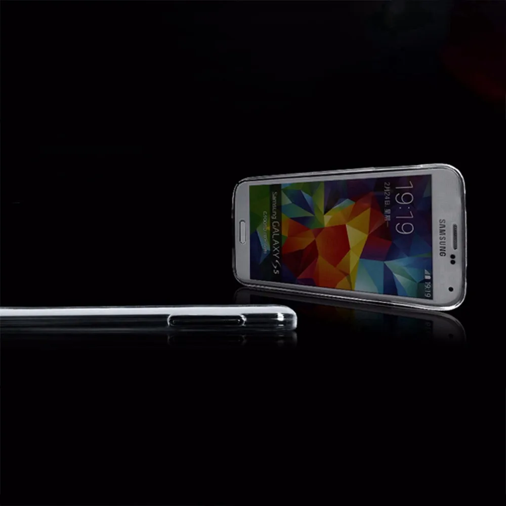 RIVAS настоящий Премиум оригинальный чехол для samsung Galaxy S5 i9600 мягкий прозрачный