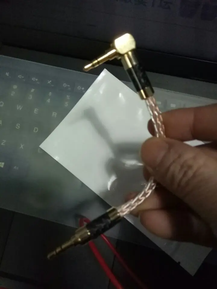 16 жильный однокристаллический медный и бескислородный серебристый провод L Jack DIY