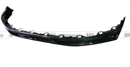 Автомобильный Стайлинг углеродное волокно Zele передняя губка глянцевое бампер