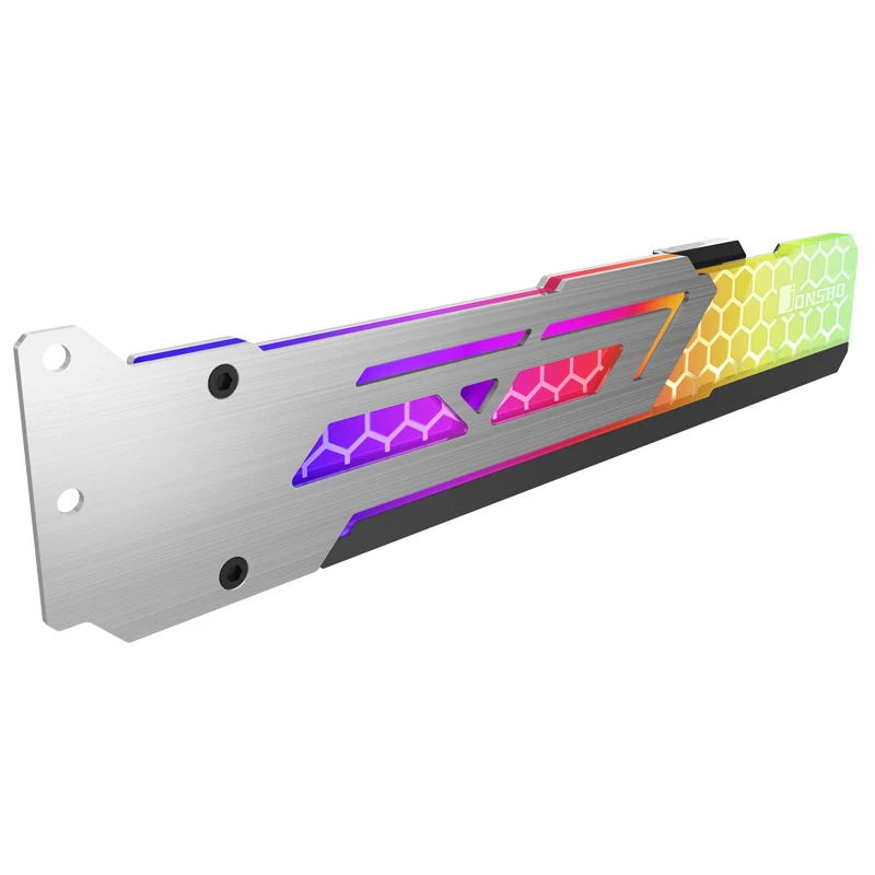Jonsbo VC-3 графика рамка открытки светодиодный свет RGB поддержка 5 в аура кронштейн автоматически Алюминиевый радиатор рабочего стола теплоотвод ОЗУ