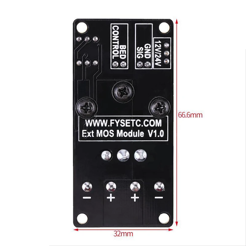 30A контроллер отопления mos-модуль MKS MOSFET доска для теплового слоя экструдер для 3d принтер части