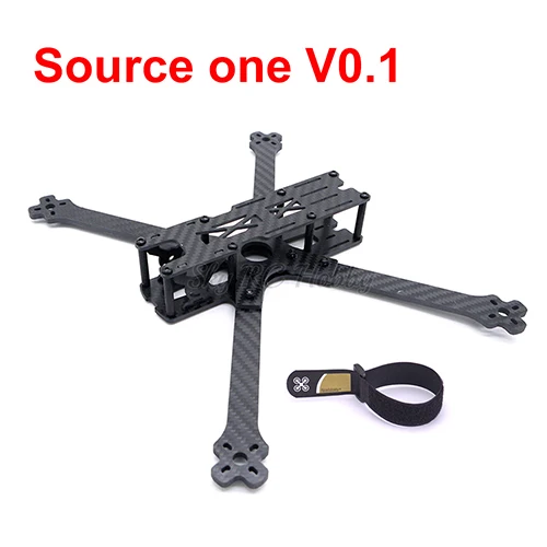 Source one V0.1 Source ONE V0.1/V0.2 7 дюймов 300 мм карбоновая рамка для квадрокоптера с 4 мм рукояткой для FPV гоночного дрона - Цвет: Source one V0.1