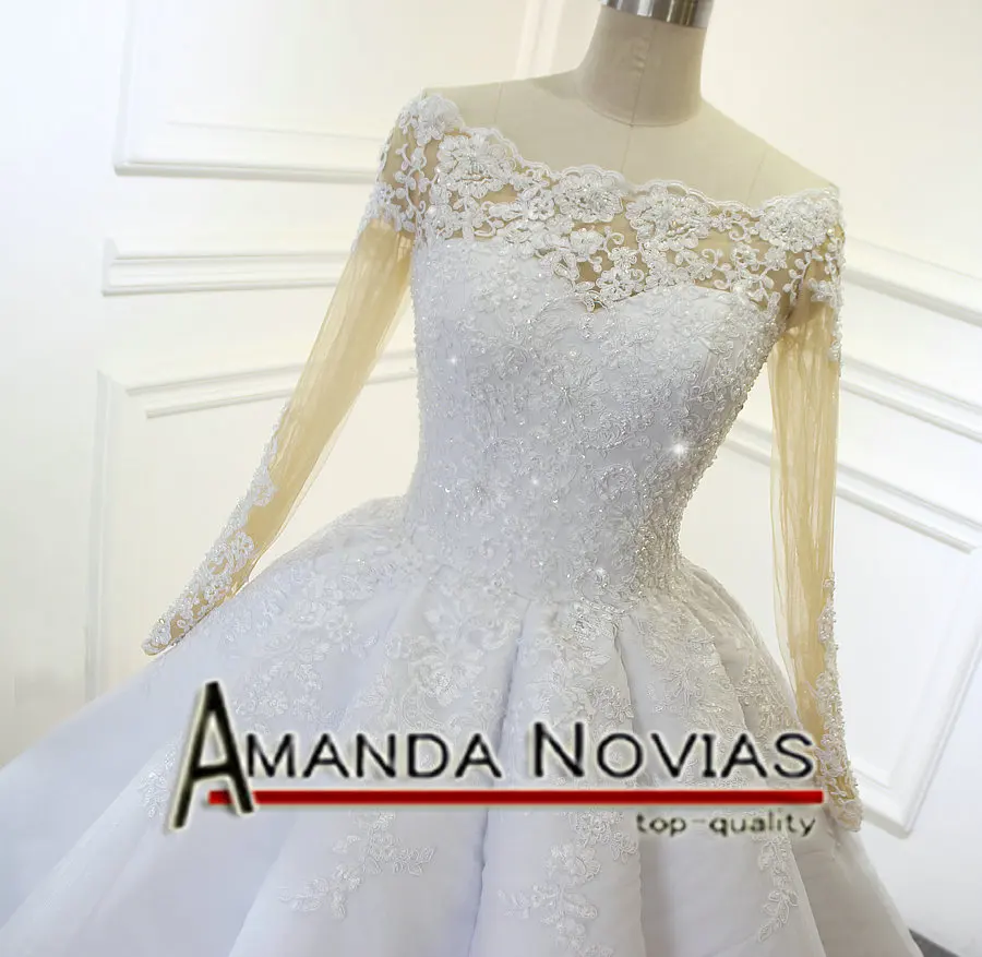 Свадебное платье с большими складками Amanda Novias роскошное для свадьбы 2019|luxury wedding