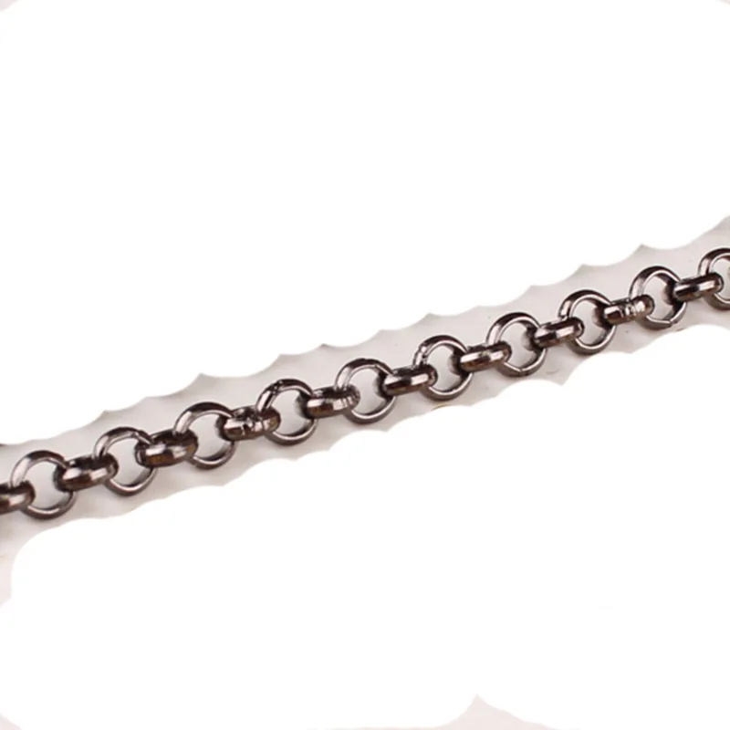 10 метровая звеньевая открытая металлическая кабельная цепь Rolo петля звено