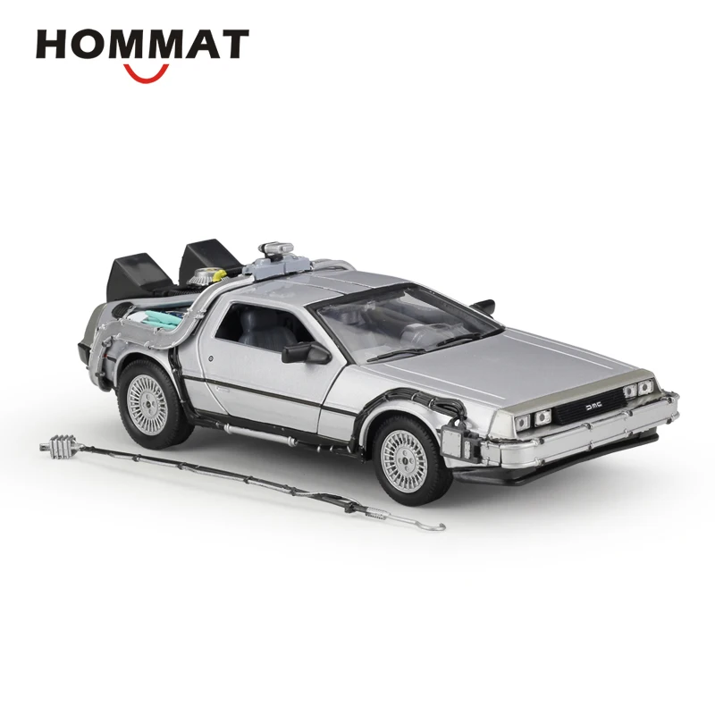 Модель HOMMAT Welly в масштабе 1:24 DeLorean модель Назад будущее 1 автомобиля из сплава