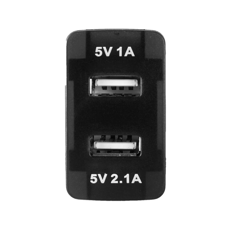 

DC 12V 24V 2.1A Dual USB Port LED Car Charger Socket Power Adapter For HONDA