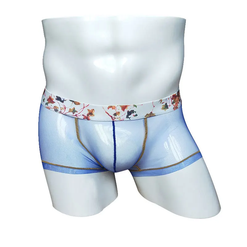 Бренд EXILIENS, новинка, мужское нижнее белье, боксеры, Homme Boxershorts, сетчатые прозрачные мужские боксеры, мужские трусы, u-образные выпуклые, размер M-2XL 092701