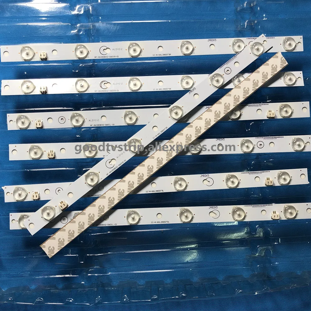 1set=8pieces AM01 4218-D led backlight IC-A-KKL39D073R/L RF-AH390B32-0601R/L |