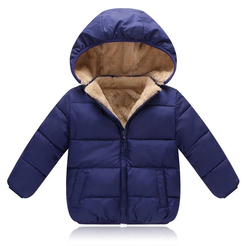 

BibiCola Winter Baby Parkas 2021 Kids Spring Autumn Jackets Sport Coat Baby Girls Boys Thicken Warm Coats Children Outerwear