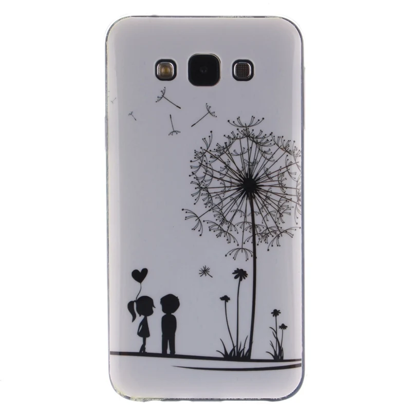 Для Samsung Galaxy E5 модные Дизайн корпус ультра тонкий мягкий ТПУ для E500 e500f случае