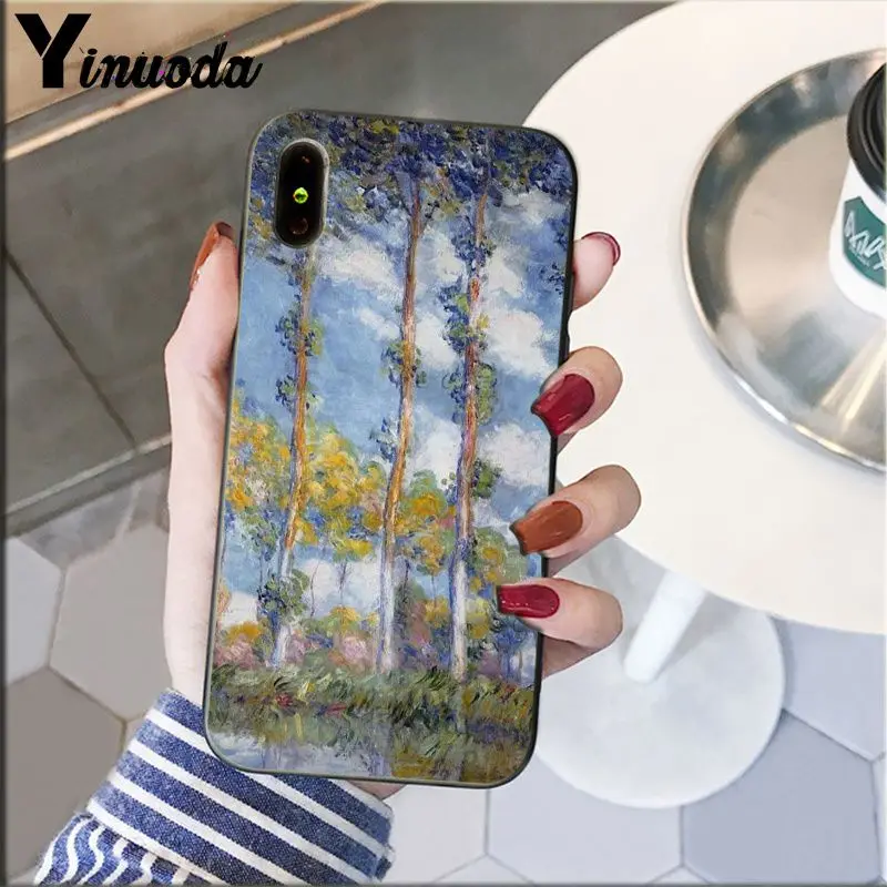 Чехол для телефона Yinuoda Клод Моне импрессионизм художник чехол Apple iPhone 8 7 6 6S Plus X XS