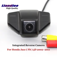 liandlee for honda jazz fit 5d 2002 2011 car reverse camera rear view backup parking cam integrated high quality