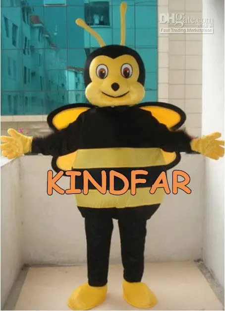 Взрослые профессиональный Bee ростовая кукла костюм взрослые размер необычные