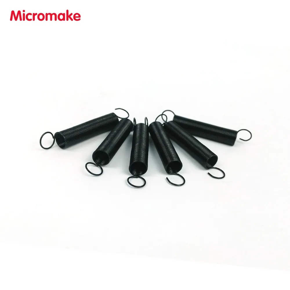 Micromake 3d принтер части удлинительная пружина 6 шт./лот используется для Kossel Delta 3d принтер толкатель демпфирования амортизирующая