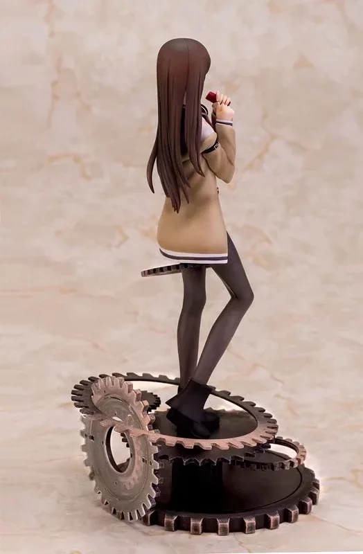 Аниме Фигурка 26 см поколение Steins Gate Makise Kurisu Масштаб ПВХ фигурка Коллекционная
