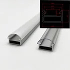 Профиль алюминиевый светодиодный, длина м, 10-100 комплектов, алюминиевый профиль для полосового канала в корпусе, арт. HR-AP1509