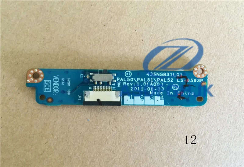 

Original For Dell Latitude E6430 Volume Button Wireless Switch Board QAL80 LS-7783P 0VKR87 VKR87 100% Test ok