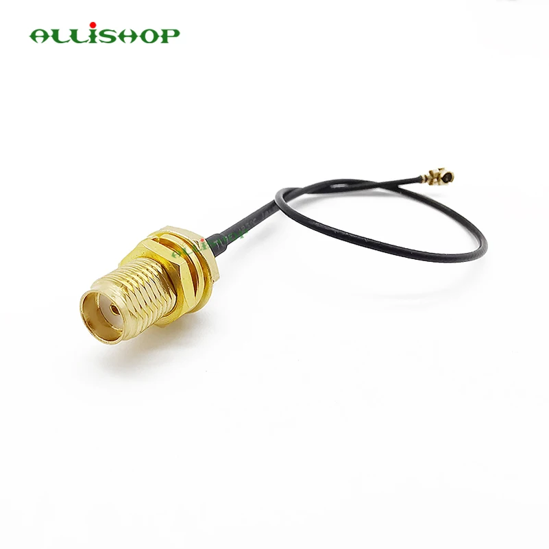 Кабель allishop SMA pigtail SMA гнездо jack к U. FL разъем IPX 1,13 Кабель pigtail для Wi-Fi роутера телефона беспроводной AP PCI