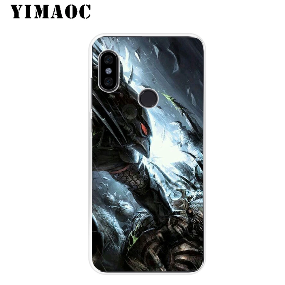 Мягкий силиконовый чехол YIMAOC Xenomorph Aliens predator для Xiaomi Redmi 6 6A 5A 5 S2 Puls Note 8 7 4X4 4A Pro Go |