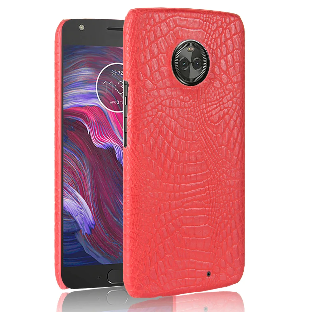 Luxury Crocodile Skin Pattern Leather Case for Moto X4 Cover Shockproof Hard Shell On For Motorola X 4 Phone Cases Fundas Bag |