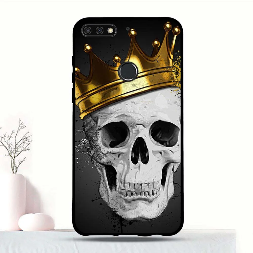 Силиконовый чехол для Huawei Y7 Pro Prime 2018 милый Модный узор Honor 7C из ТПУ Nova 2 Lite