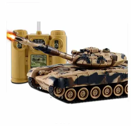 Серый Kingtoy Rc боевой танк детский пульт дистанционного управления стрельба Танк большой масштаб радио управление армейская Боевая модель millitary rc игрушечные танки - Цвет: Серый