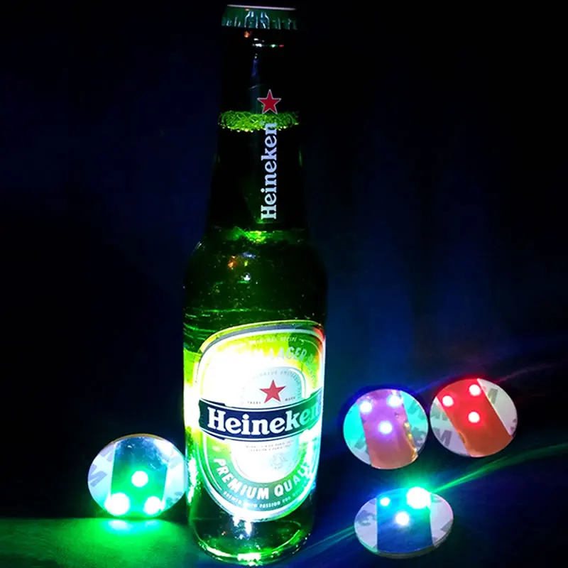 Водонепроницаемая светодиодная подставка для водки вина шампуня|led light light|coaster