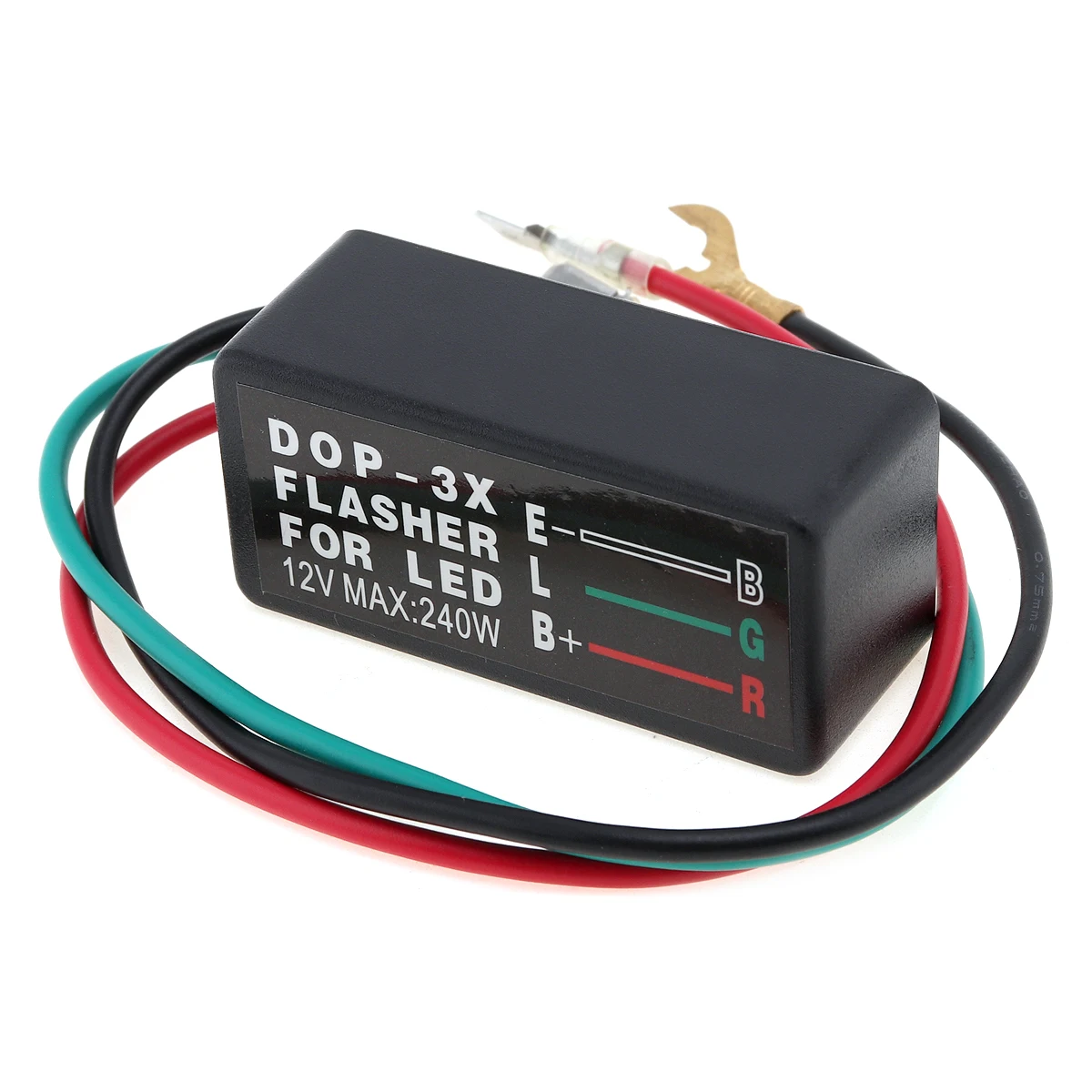 DOP 3X Водонепроницаемый светодиодный светильник сигнала поворота мигалка Реле
