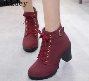 Женская обувь 2019 г. Модные осенне зимние Новые популярные женские ботинки на