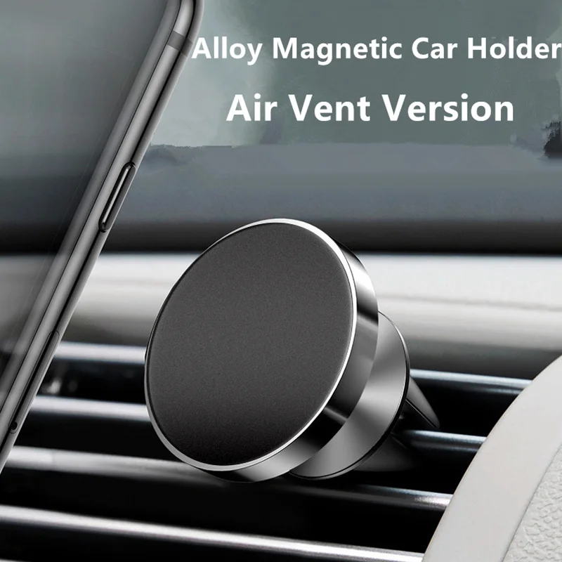 Магнитный держатель для телефона на вентиляционное отверстие универсальная