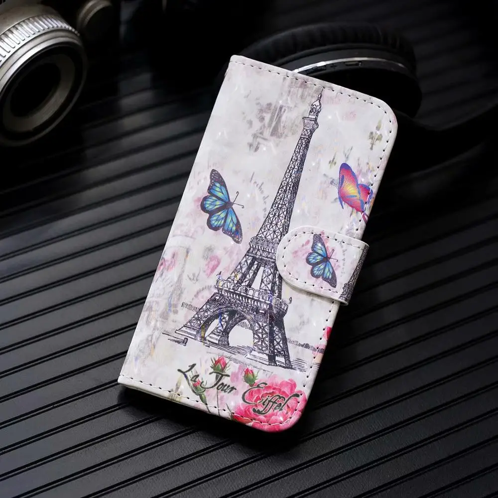 Вертикальный чехол с откидной крышкой для iPhone 5S 6S 7 8 плюс XS 3D бумажник Apple Max XR Plus