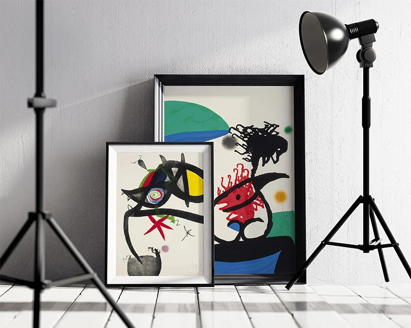 Joan Miro L'eunuque имперский абстрактный настенный художественный холст с печатью постера декоративная картина для гостиной домашний декор