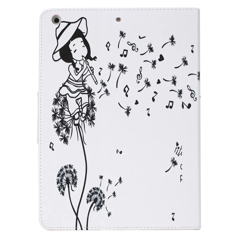 Wekays для Apple Ipad Air Ipad 5 с милым рисунком кота кожи(полиуретан) с откидной крышкой с функцией подставки чехол для IPad Air IPad 5 IPad5 9," Чехол для планшета