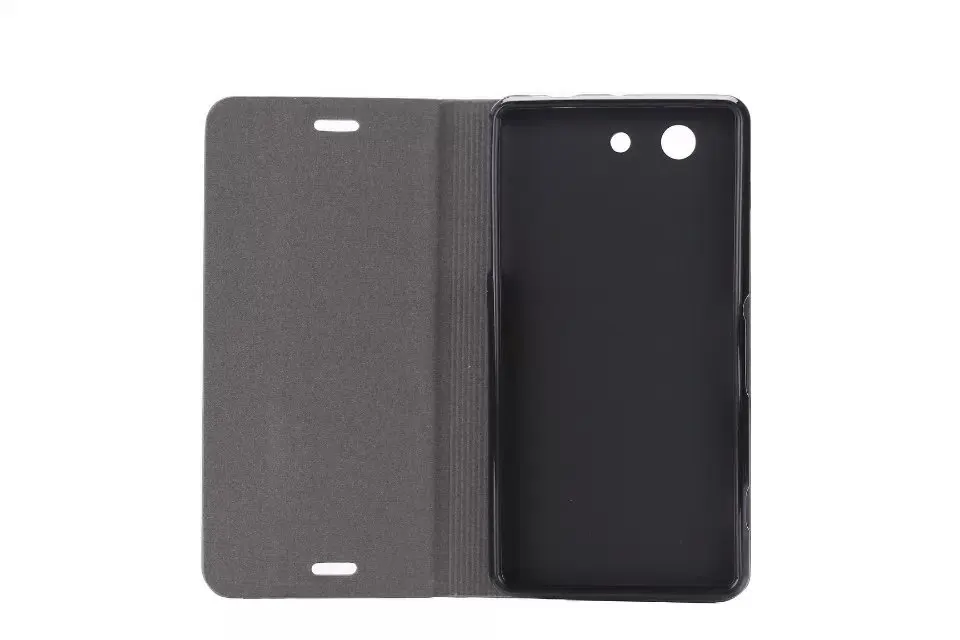 Флип чехол для Sony Xperia Z 3 Compact Z3 mini D5803 D5833 M55W из ТПУ задняя крышка телефона кожаный